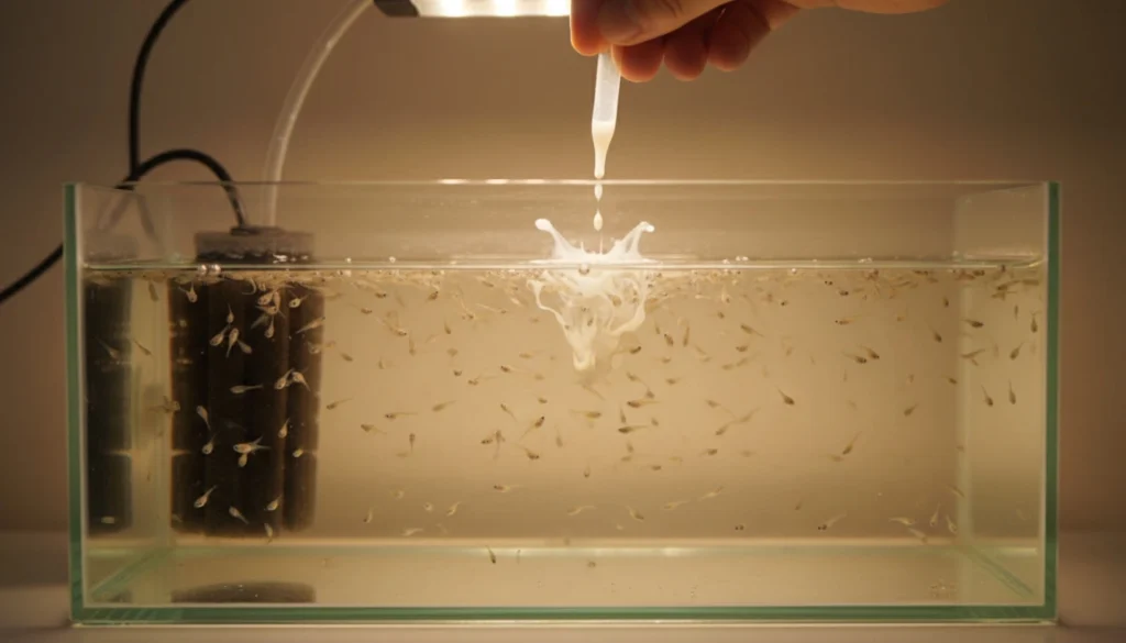 Fry Feeding Schedule