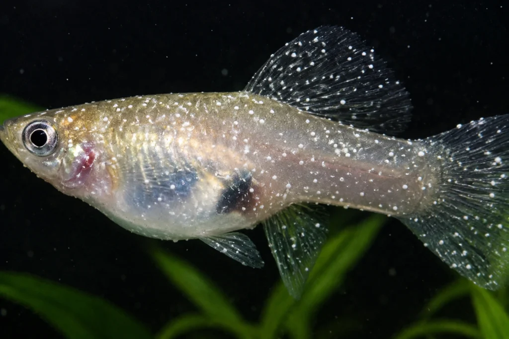 Ich symptoms on fish skin